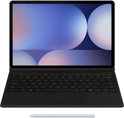 Чехол-клавиатура Samsung Book Cover Keyboard, для  Samsung Galaxy Tab S9+/S9 FE+/S10+, черный [ef-dx825ubrgru]