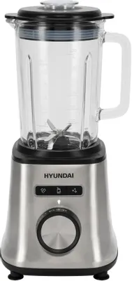 Блендер Hyundai HYB-S4921,  стационарный,  серебристый/черный