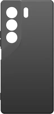 Чехол (клип-кейс) BORASCO Silicone Case, для Tecno Camon 40 Pro 5G, черный [75241]