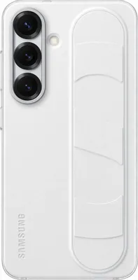 Чехол (клип-кейс) Samsung Standing Grip Case, для Samsung Galaxy S25, белый [ef-gs931cwegru]