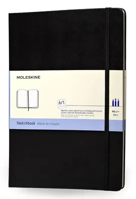 Блокнот Moleskine Art,  104стр,  твердая обложка,  черный [artqp063]