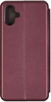 Чехол (флип-кейс) ZIBELINO Book, для Samsung Galaxy A06, бордовый [zb-sam-a065-brd]