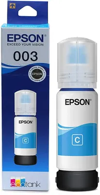 Чернила Epson 003 C13T00V298, для Epson, 65мл, голубой