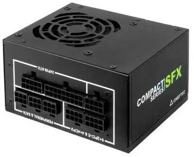 Блок питания CHIEFTEC Compact CSN-450C,  450Вт,  80 PLUS GOLD,  80мм, черный, retail