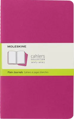 Блокнот Moleskine Cahier Journal,  80стр,  без разлиновки,  розовый неон [ch018d17]