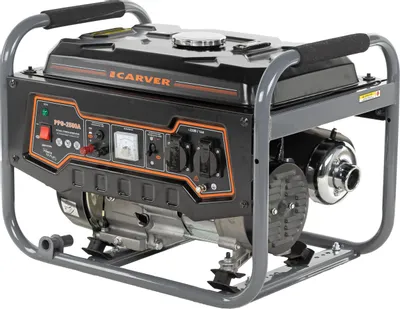 Бензиновый генератор CARVER PPG- 2500A, 220/12 В, 2.3кВт [01.020.00010]