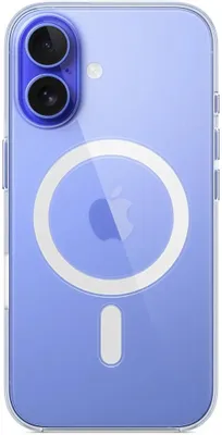 Чехол (клип-кейс) Apple Clear Case, для Apple iPhone 16, прозрачный [ma6a4zm/a]