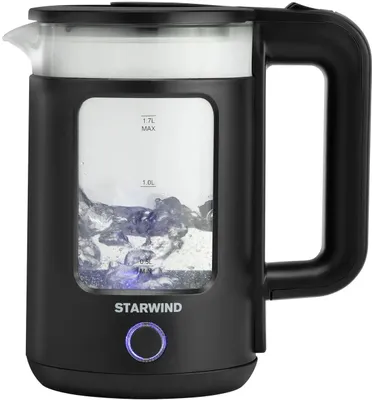 Чайник электрический StarWind SKG1053, 1.7л, стекло