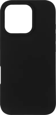 Чехол (клип-кейс) BORASCO Microfiber Case, для Apple iPhone 16 Pro, черный [73691]