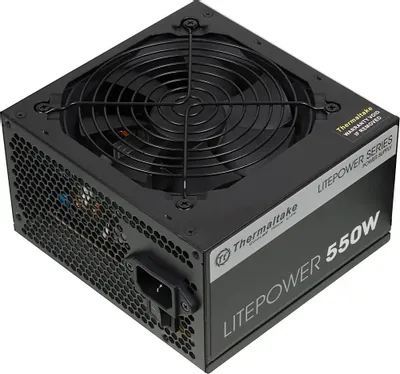 Блок питания Thermaltake Litepower,  550Вт,  120мм, черный, retail [ps-ltp-0550npcneu-2]