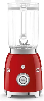 Блендер SMEG BLF03RDEU,  стационарный,  красный/серебристый