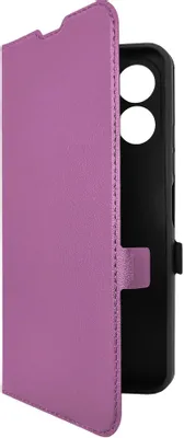 Чехол (флип-кейс) BORASCO Book Case, для Tecno Spark 40, фиолетовый [75477]