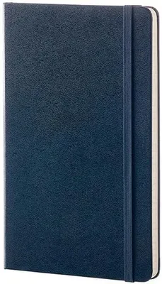 Блокнот Moleskine Classic,  240стр,  без разлиновки,  твердая обложка,  синий сапфир [qp062b20]