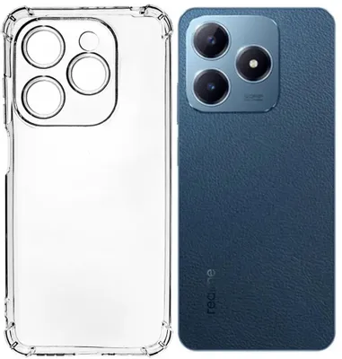 Чехол (клип-кейс) PERO CC02, для Realme C63, противоударный, прозрачный [cc02-rc63-tr]