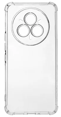 Чехол (клип-кейс) PERO CC02-R14PPL-TR, для Realme 14 Pro+, противоударный, прозрачный
