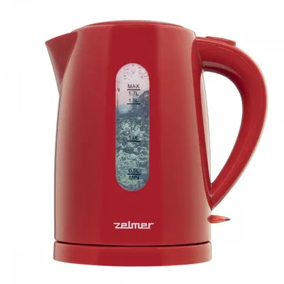 Чайник электрический Zelmer ZCK7616R, 1.7л, пластик