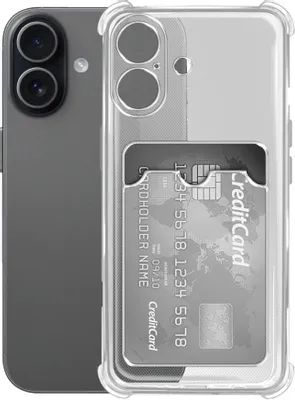 Чехол (клип-кейс) BORASCO Bumper Case, для Apple iPhone 17, противоударный, прозрачный [75702]