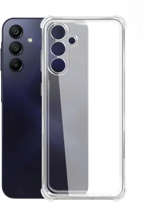 Чехол (клип-кейс) BORASCO Bumper Case, для Samsung Galaxy A15, противоударный, прозрачный [72881]