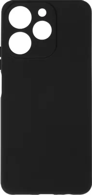 Чехол (клип-кейс) BORASCO Silicone Case, для Realme Note 70, черный [76055]
