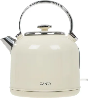 Чайник электрический Candy CK-205, 1.7л, нержавеющая сталь