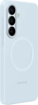 Чехол (клип-кейс) Samsung Silicone Magnet Case, для Samsung Galaxy S26+, голубой [ef-es947clegru]