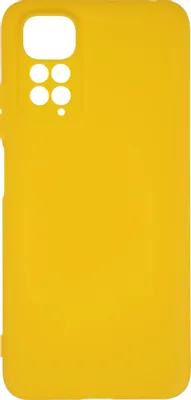 Чехол (клип-кейс) DF xiCase-61, для Xiaomi Redmi Note 11/11s, желтый [xicase-61 (yellow)]