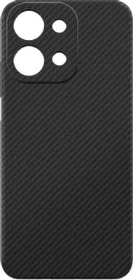 Чехол (клип-кейс) BORASCO Art Case, для Xiaomi Redmi 15C, черный [76447]