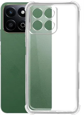 Чехол (клип-кейс) BORASCO Bumper Case, для Honor X7c, противоударный, прозрачный [73872]