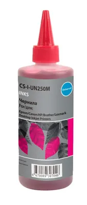 Чернила Cactus CS-I-Un250M, для Epson, для HP, для Canon, для Xerox, 250мл, пурпурный