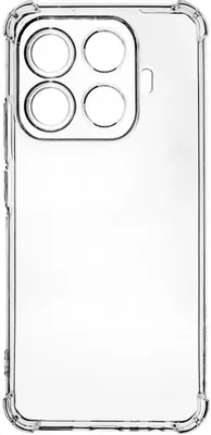 Чехол (клип-кейс) PERO для Xiaomi 15T Pro, противоударный, прозрачный