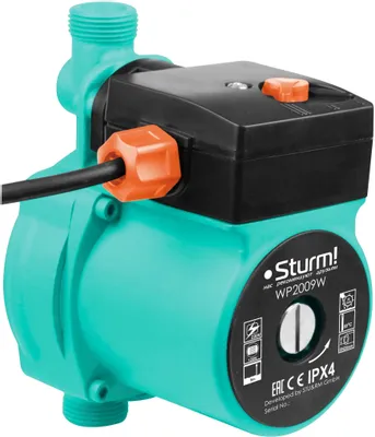 Насос циркуляционный STURM! WP2009W,  центробежный, поверхностный, 1800л/ч