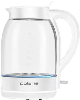 Чайник электрический Polaris PWK 1797CGL, 1.8л, стекло/пластик
