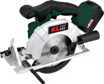 Циркулярная пила KLPRO KLDAT18B-20, 165мм, аккумуляторная, 18В, с ЗУ [12000]