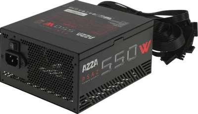 Блок питания AZZA PSAZ-550W,  550Вт,  80 PLUS BRONZE,  120мм, черный, retail