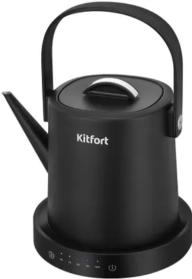 Чайник электрический KitFort КТ-6754, 1л, нержавеющая сталь