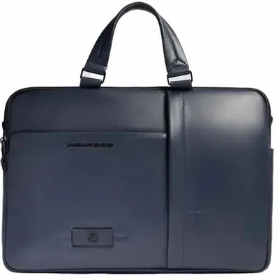 Деловая сумка Piquadro Russel, мужская, кожа натуральная, синий [ca6026w137/blu]