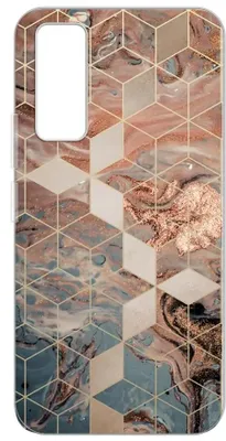Чехол (клип-кейс) GRESSO Air, для Vivo Y53s 4G, золотистый/синий [gr17aaae9792]