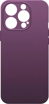 Чехол (клип-кейс) BORASCO Microfiber Case, для Apple iPhone 15 Pro Max, фиолетовый [72424]