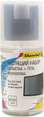 Чистящий набор Silwerhof 200 мл,  1 шт для экранов и оптики