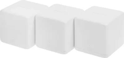Бесшовный Mesh роутер MERCUSYS Halo H60X(3-pack),  Wi-Fi 6,  AX1500,  2.4/5ГГц, 2 LAN,  6 WAN/LAN, белый, 3 шт. в комплекте