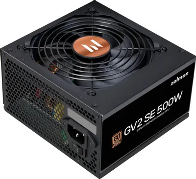 Блок питания Zalman ZM500-GV2SE,  500Вт,  80 PLUS BRONZE,  120мм, черный, retail