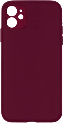 Чехол (клип-кейс) ZIBELINO Hard Case, для Apple iPhone 11, бургунди [zhc-apl-11-cam-brg]