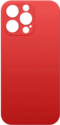Чехол (клип-кейс) BORASCO Microfiber Case, для Apple iPhone 13 Pro, красный [40446]