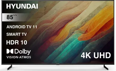 85" Телевизор Hyundai H-LED85BU7007 4K Ultra HD, СМАРТ ТВ, Android TV, черный