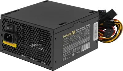 Блок питания EXEGATE XP400,  400Вт,  120мм, черный [ex219459rus-s]