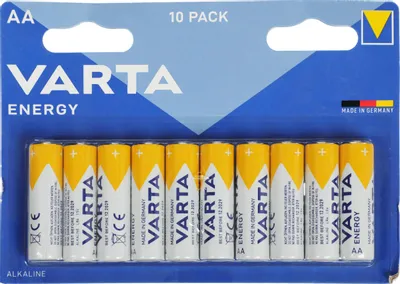 AA Батарейка VARTA Energy LR6 BL10 Alkaline,  10 шт.