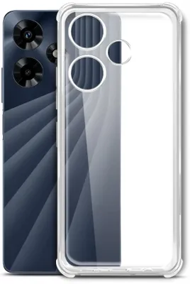 Чехол (клип-кейс) BORASCO Bumper Case, для Infinix Hot 30, противоударный, прозрачный [72317]