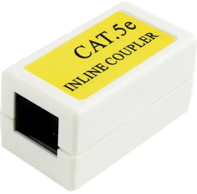Адаптер A1 A1-LCPLU5E-1 проходн. RJ45 кат.5E бел.