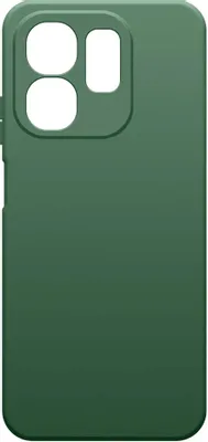Чехол (клип-кейс) BORASCO Microfiber Case, для Infinix Hot 50i, зеленый опал [73821]