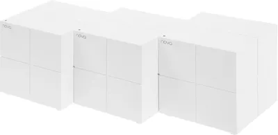Бесшовный Mesh роутер TENDA Nova MW6,  Wi-Fi 5,  AC1200,  2.4/5ГГц, 1 LAN,  белый, 3 шт. в комплекте